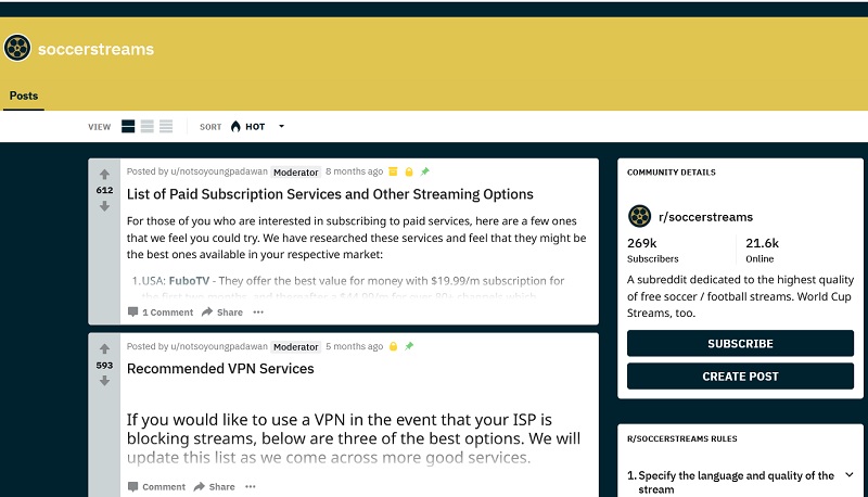 reddit soccer streams